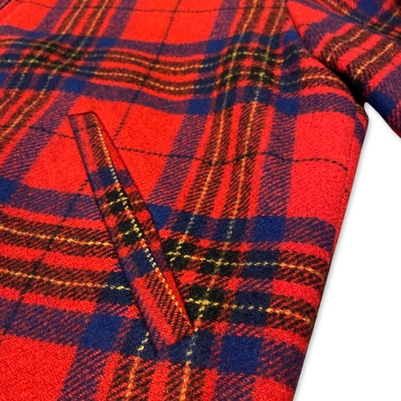 COPY - Vintage Pendleton Bomber Jacket Lined Mens Size XL Red Plaid - Picture 7 of 8